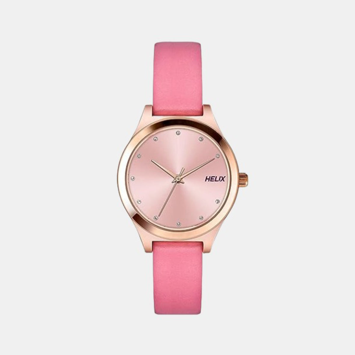 Helix Round Pink Analog watch