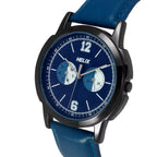 Men Quartz Blue Dial Chronograph Leather Watch TW050HG03