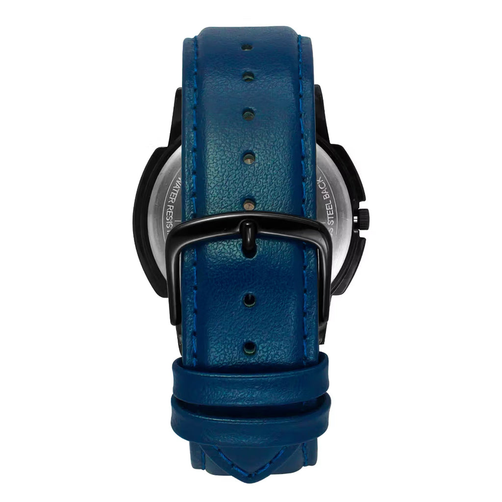Men Quartz Blue Dial Chronograph Leather Watch TW050HG03