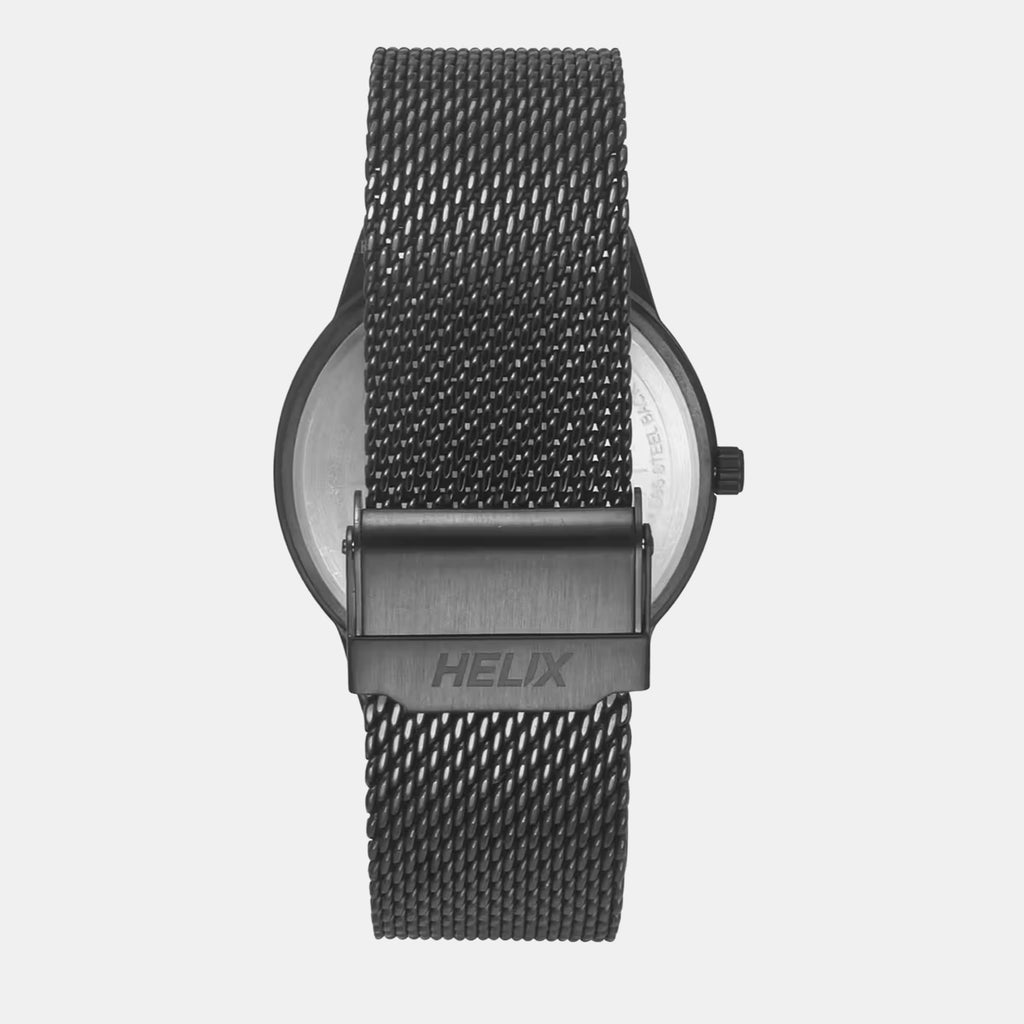 Men Quartz Black Dial Analog Stainless Steel Watch TW051HG00