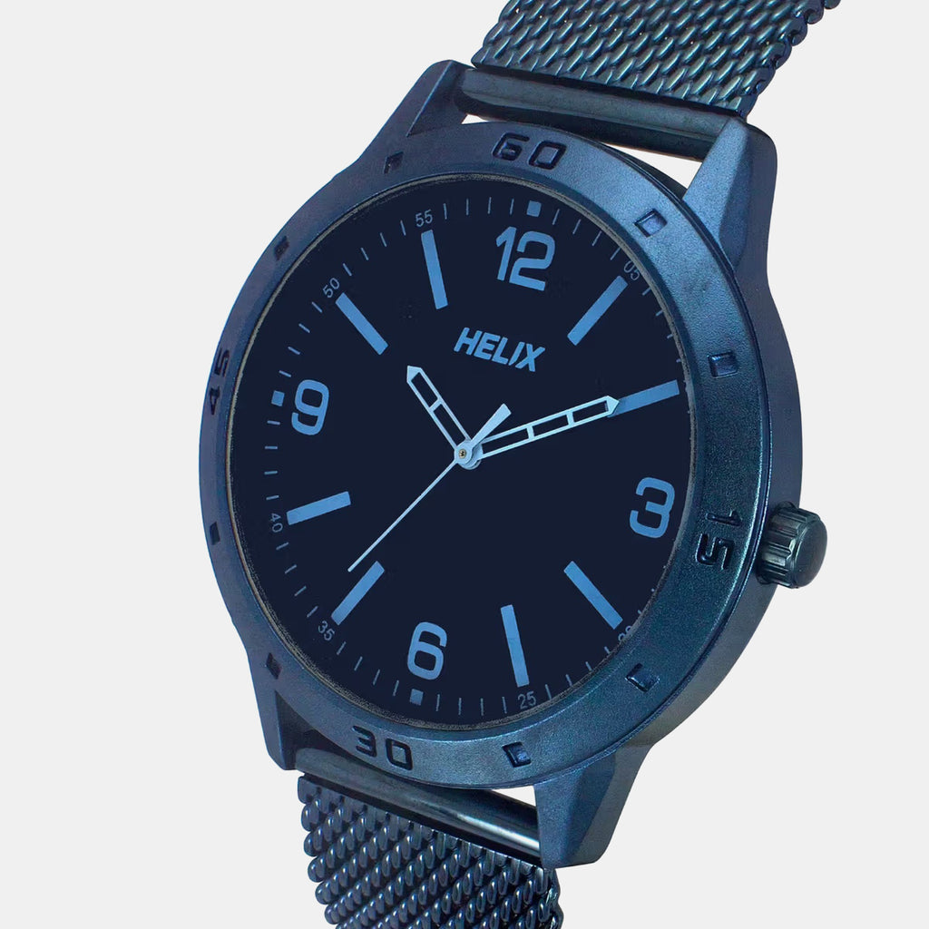 Men Quartz Blue Dial Analog Stainless Steel Watch TW051HG01