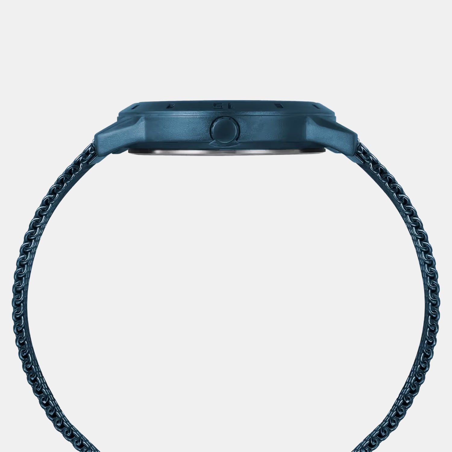 Men Quartz Blue Dial Analog Mesh Watch TW051HG01