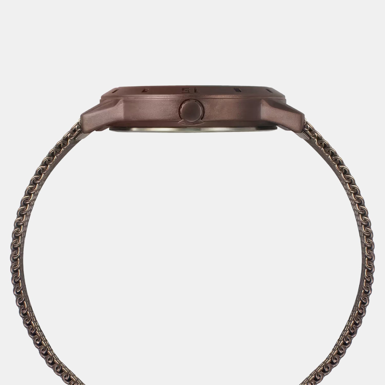 Men Quartz Brown Dial Analog Mesh Watch TW051HG02