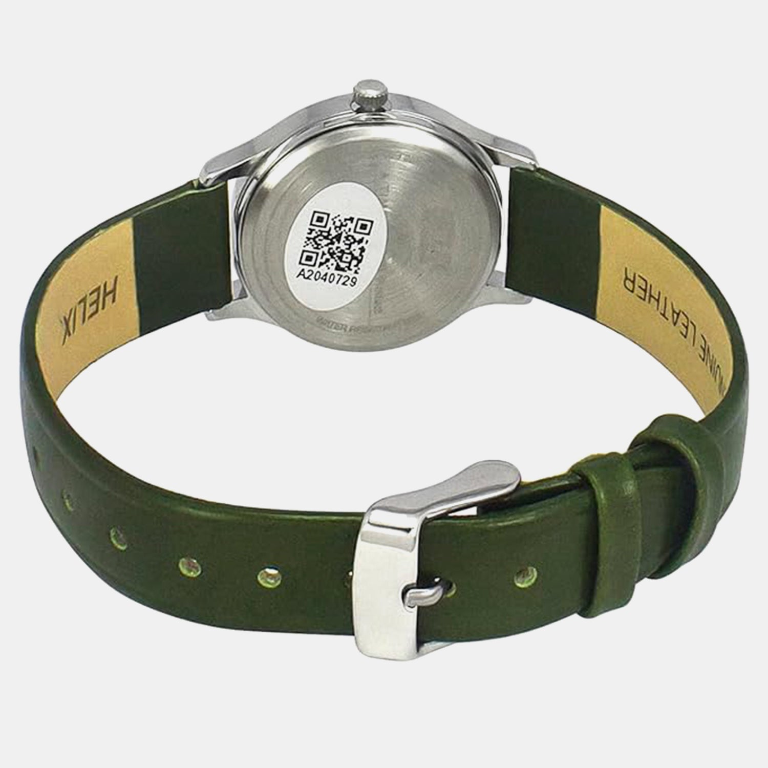 Women Quartz Green Dial Analog Leather Watch TW051HL01