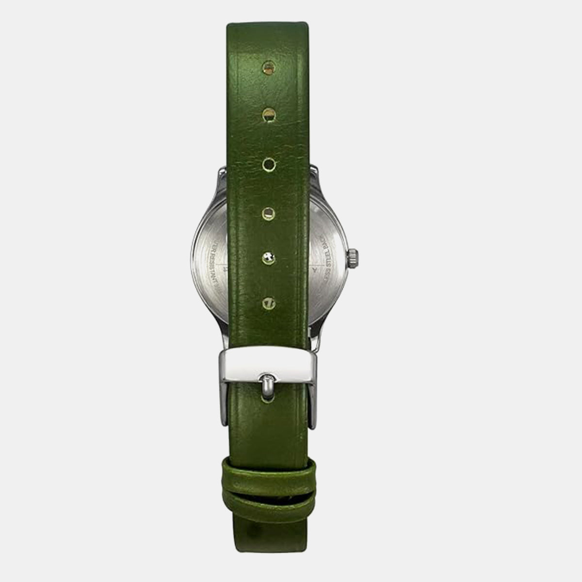 Women Quartz Green Dial Analog Leather Watch TW051HL01