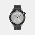 Men Quartz Grey Dial Analog Leather Watch TW052HG03