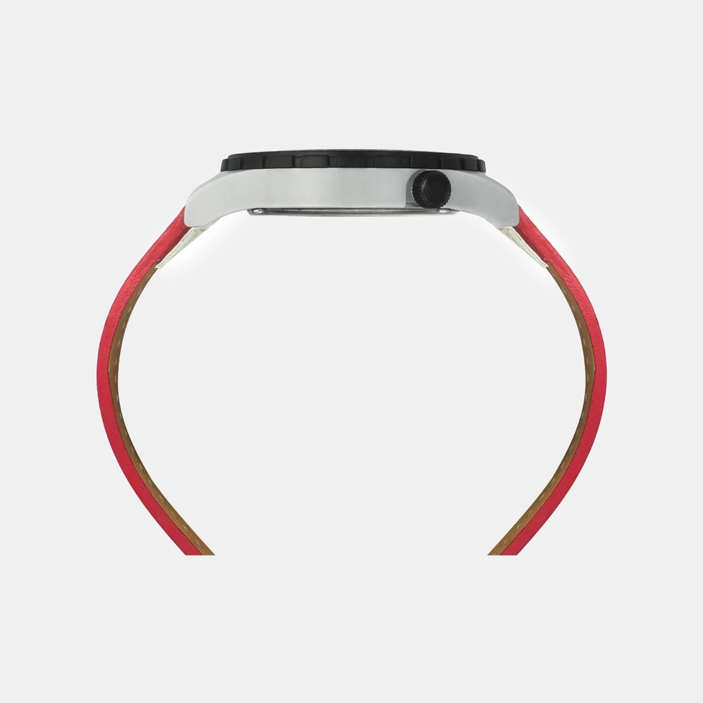 Men Quartz White Dial Analog Leather Watch TW052HG04