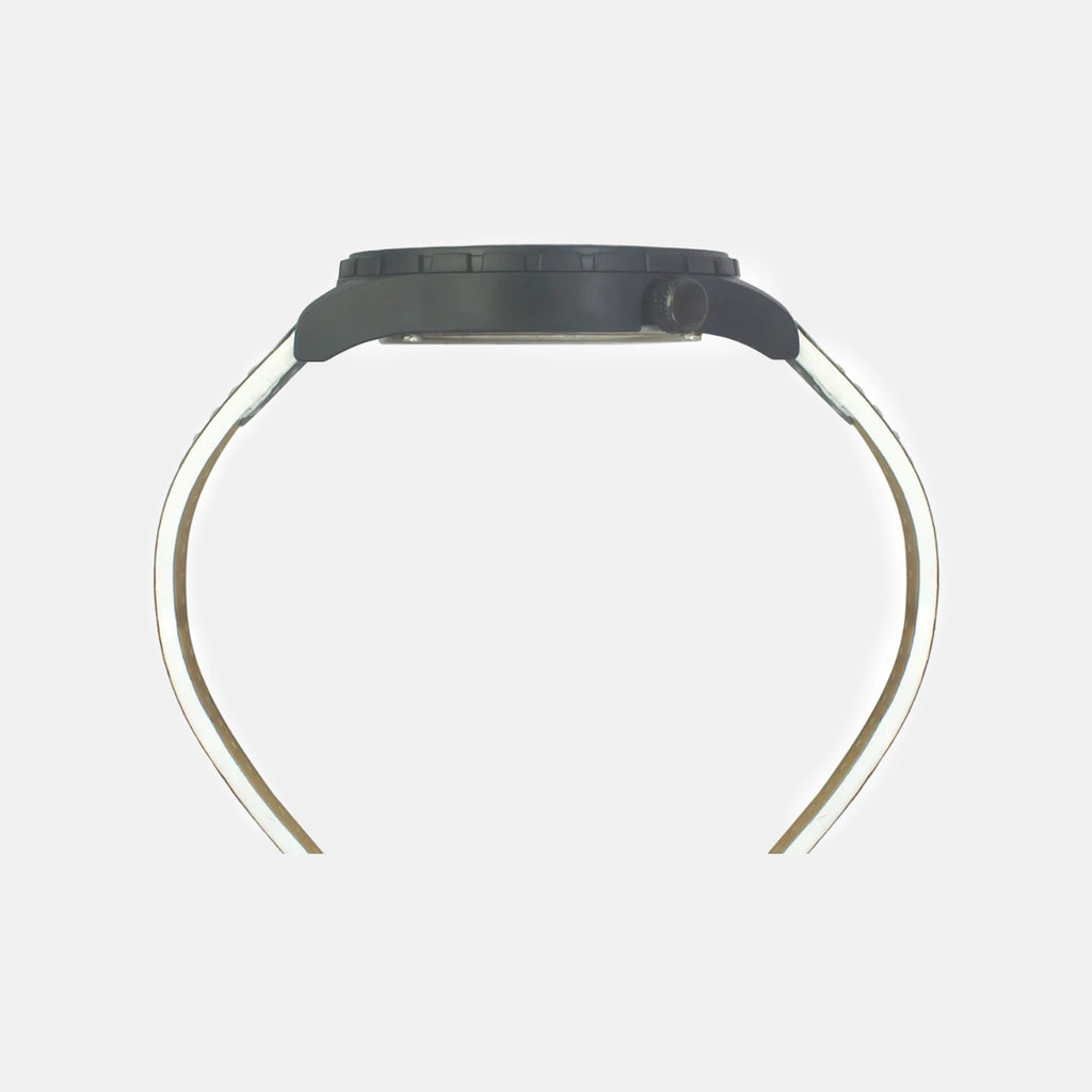 Men Quartz Orange Dial Analog Leather Watch TW052HG06