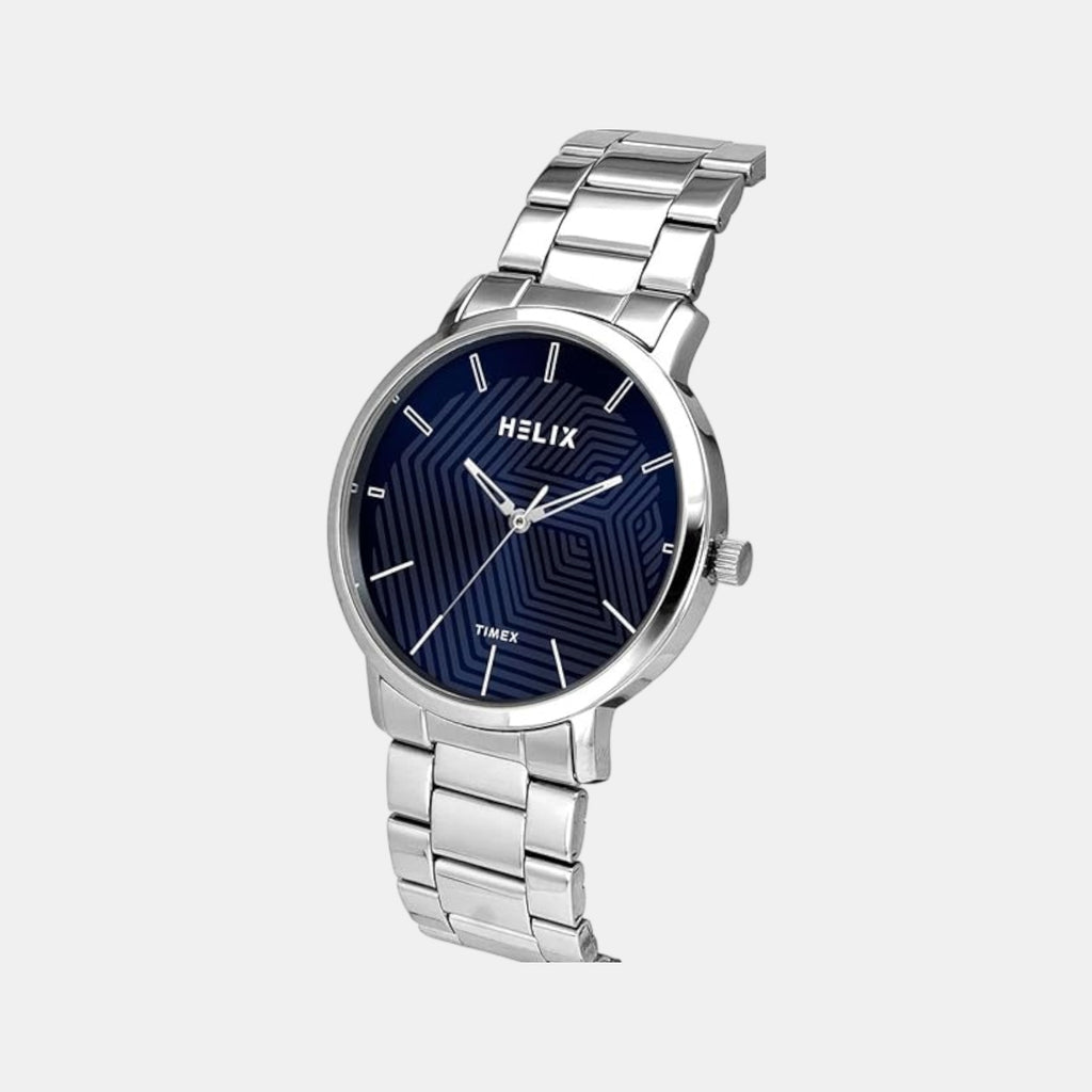 Men Quartz Blue Dial Analog Stainless Steel Watch TW053HG00