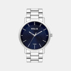Men Quartz Blue Dial Analog Stainless Steel Watch TW053HG00