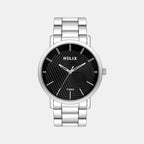 Men Quartz Black Dial Analog Stainless Steel Watch TW053HG01