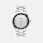 Men Quartz Silver Dial Analog Stainless Steel Watch TW053HG06