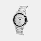 Men Quartz Silver Dial Analog Stainless Steel Watch TW053HG06