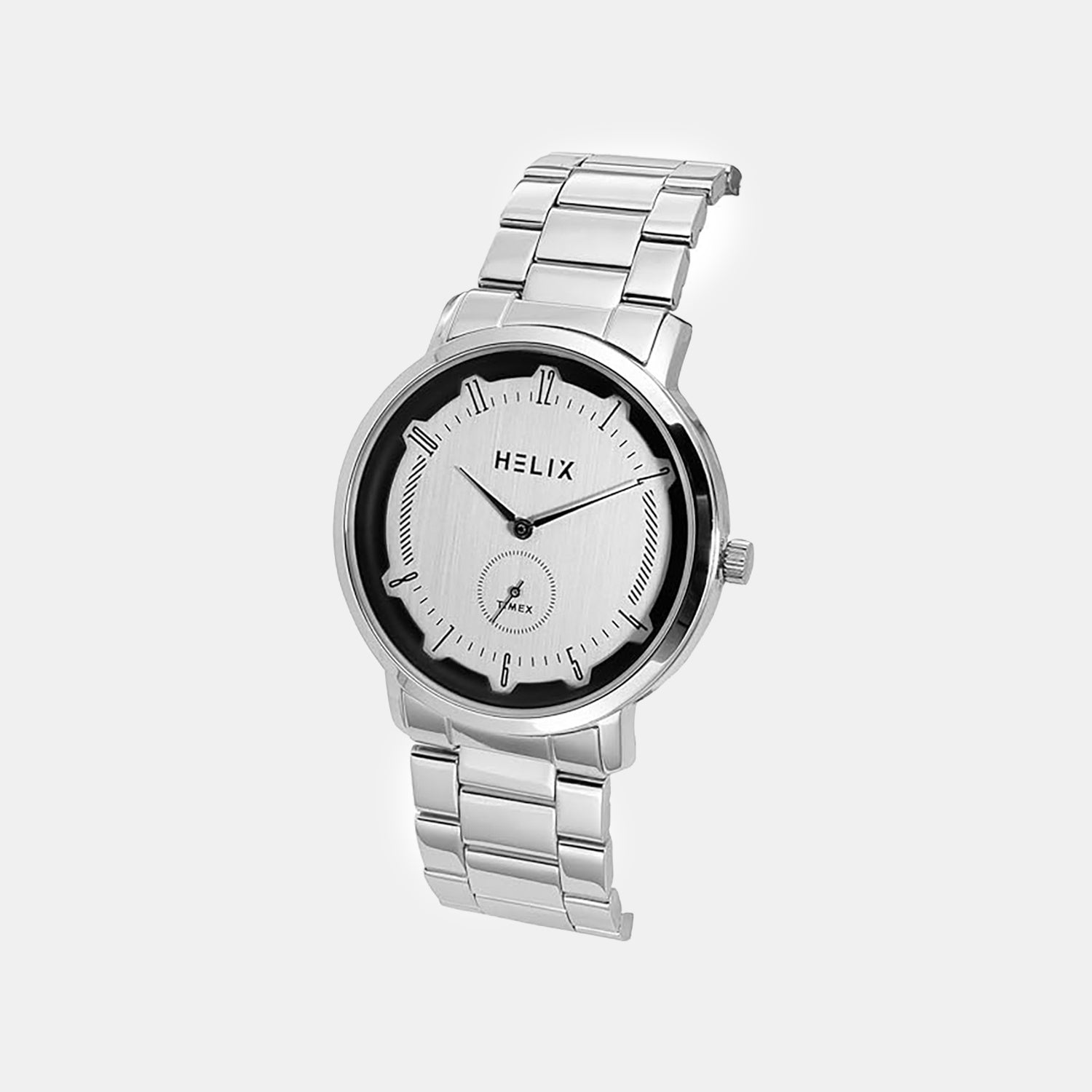 Men Quartz Silver Dial Analog Stainless Steel Watch TW053HG06