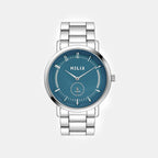 Men Quartz Blue Dial Analog Stainless Steel Watch TW053HG07