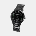 Men Quartz Black Dial Analog Stainless Steel Watch TW053HG09