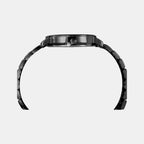 Men Quartz Black Dial Analog Stainless Steel Watch TW053HG09