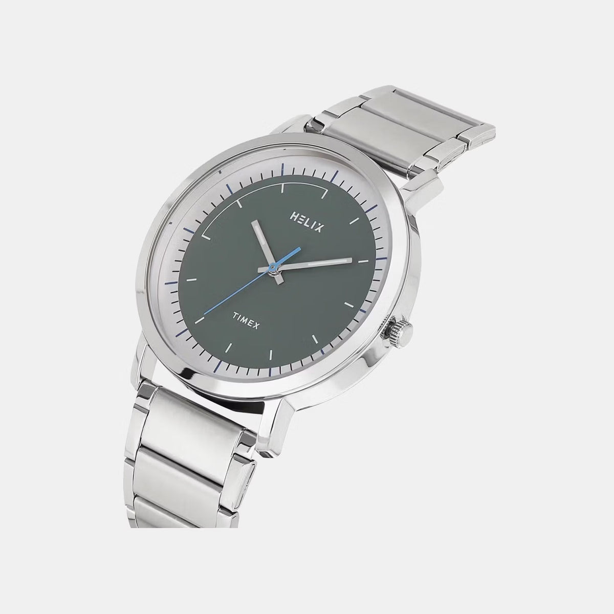 Men Quartz Grey Dial Analog Stainless Steel Watch TW053HG15T