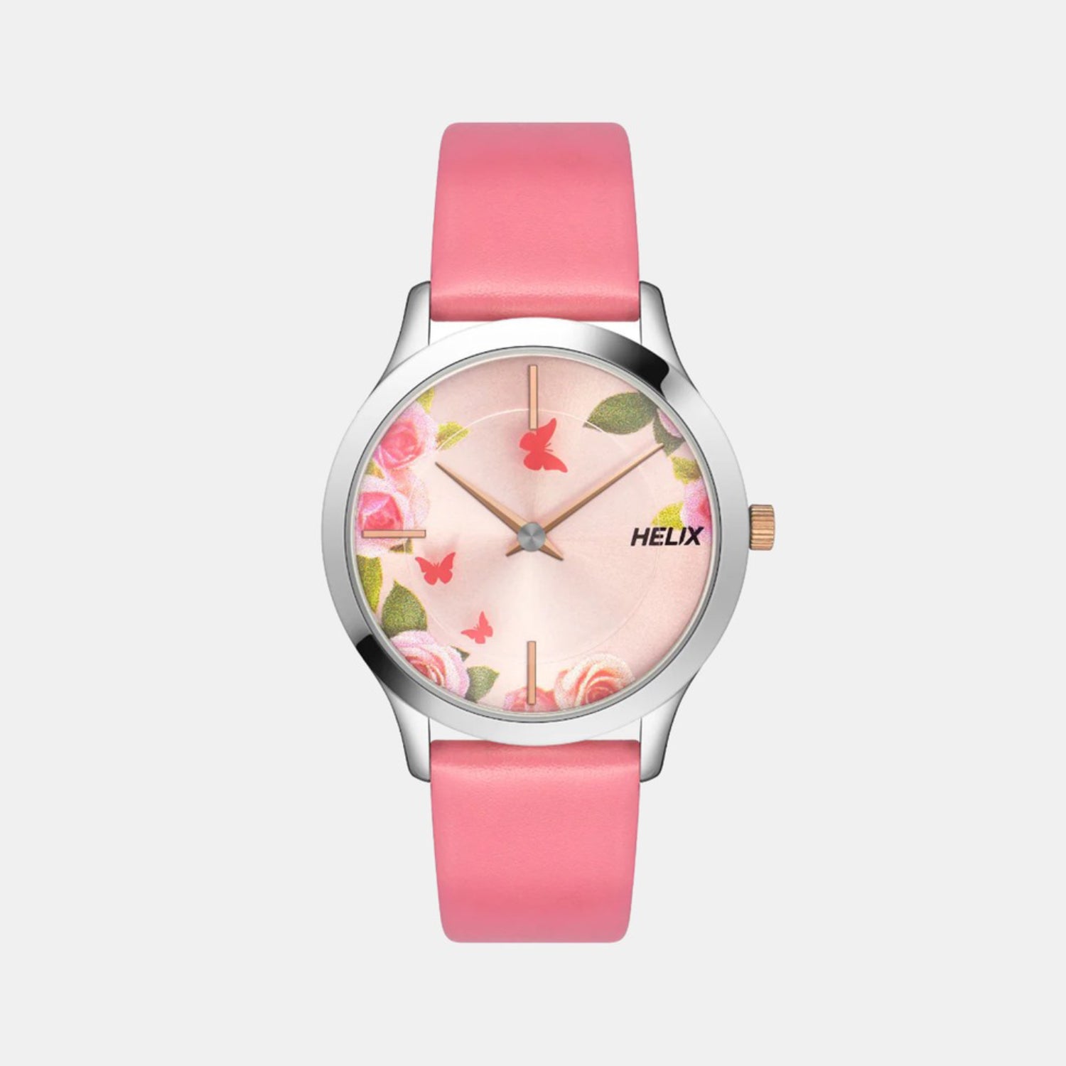Helix Round Pink Analog watch