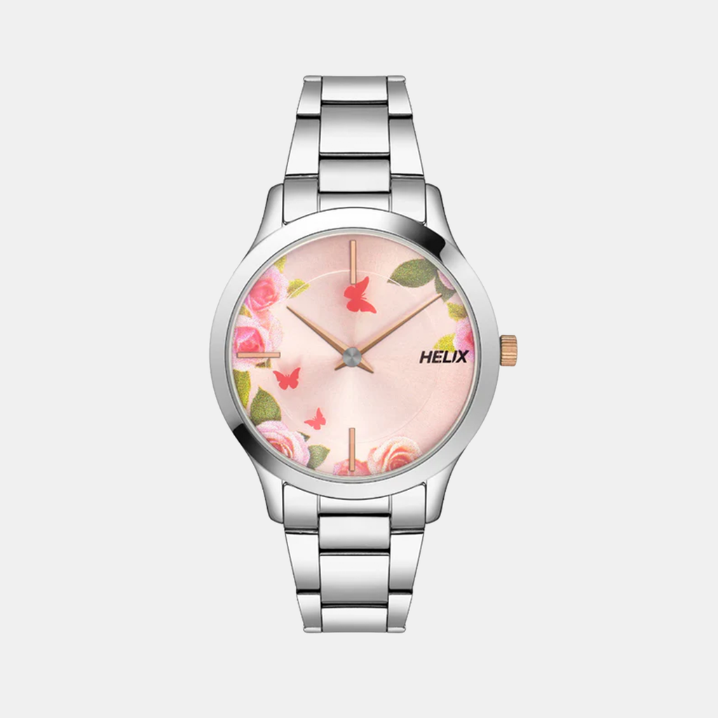 Helix Round Pink Analog watch