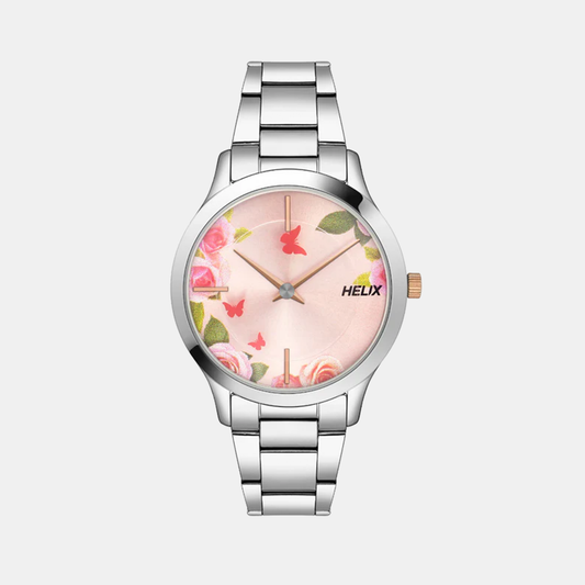 Women's Pink Analog Stainless Steel Watch TW053HL06