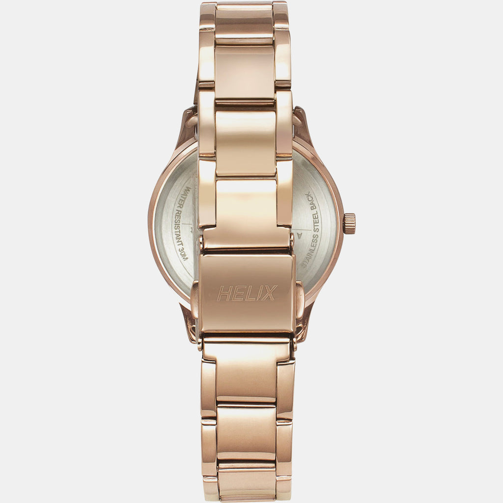Women Quartz Silver Dial Analog Stainless Steel Watch TW053HL07