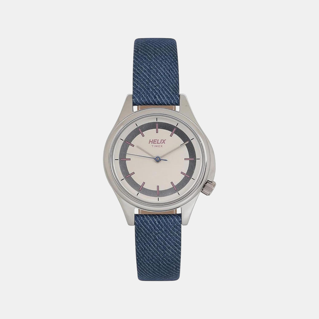 Women Quartz Silver Dial Analog Stainless Steel Watch TW053HL07