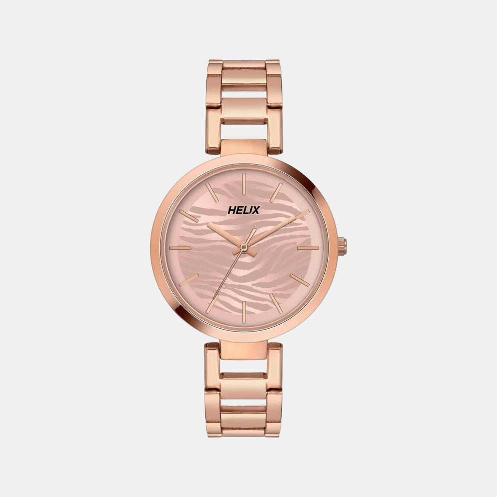 Women Quartz Rose Gold Dial Analog Stainless Steel Watch TW054HL01