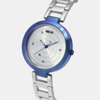Women Quartz Silver Dial Analog Stainless Steel Watch TW054HL03