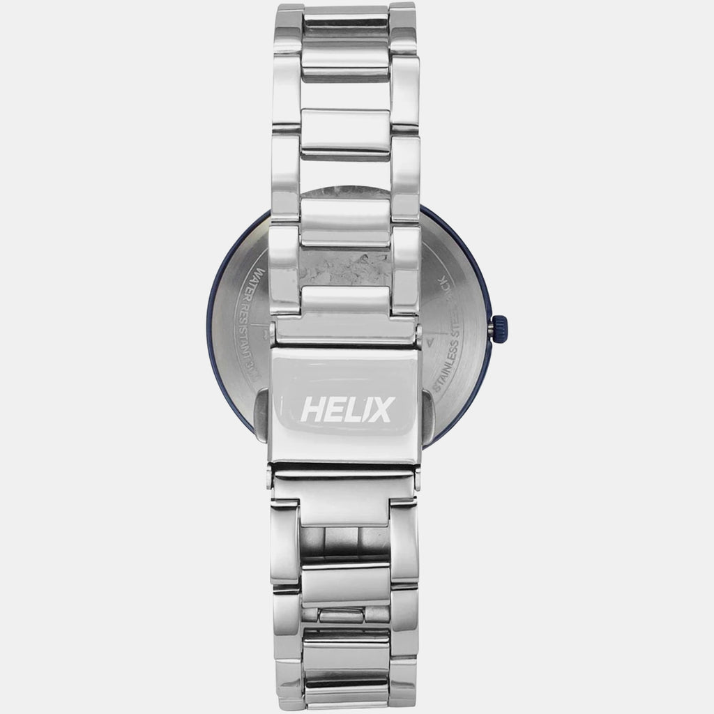 Women Quartz Silver Dial Analog Stainless Steel Watch TW054HL03