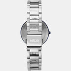 Women Quartz Silver Dial Analog Stainless Steel Watch TW054HL03