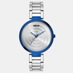 Helix Round Silver Analog watch