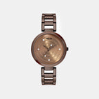 Women Quartz Rose Gold Dial Analog Stainless Steel Watch TW054HL05