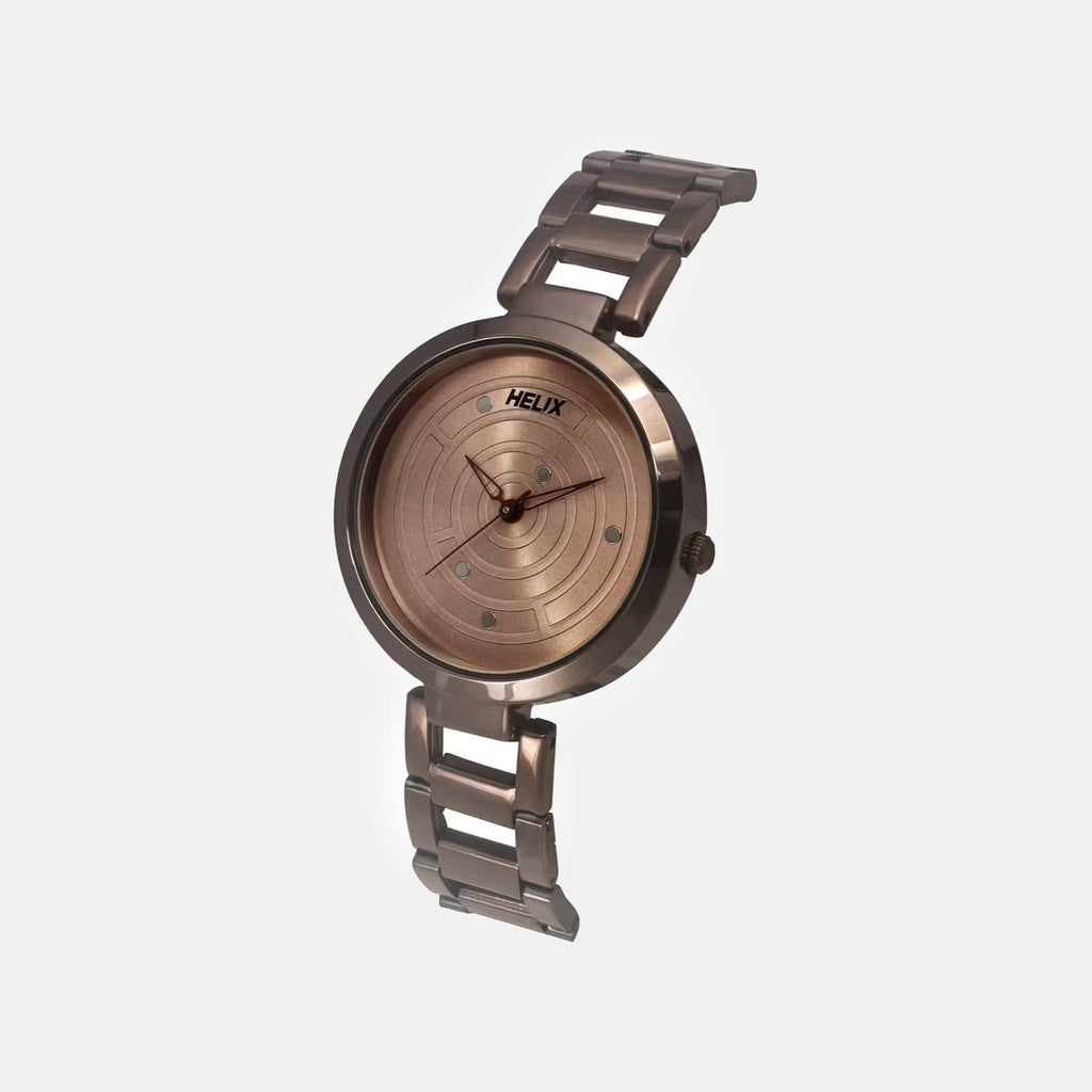 Women Quartz Rose Gold Dial Analog Stainless Steel Watch TW054HL05