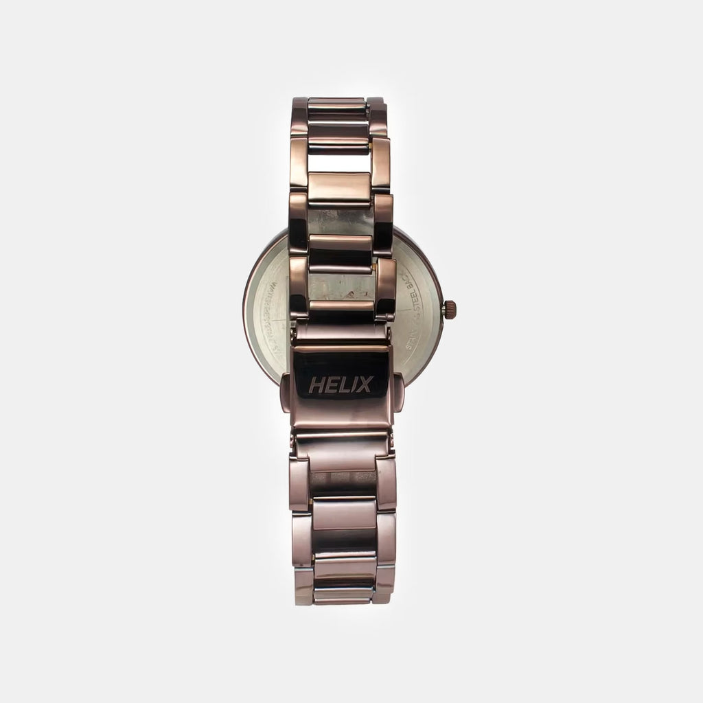 Women Quartz Rose Gold Dial Analog Stainless Steel Watch TW054HL05