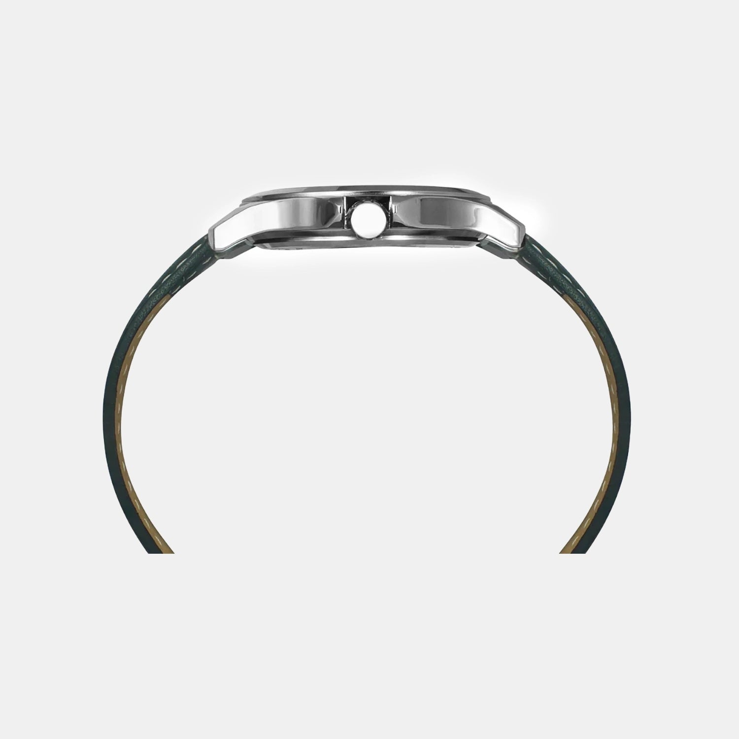 Men Quartz Green Dial Analog Leather Watch TW055HG02