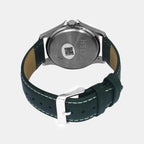 Men Quartz Green Dial Analog Leather Watch TW055HG02