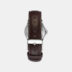 Men Quartz Black Dial Analog Leather Watch TW055HG04