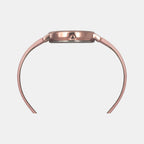 Women Quartz Silver Dial Analog Leather Watch TW056HL01