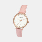 Women Quartz Silver Dial Analog Leather Watch TW056HL01