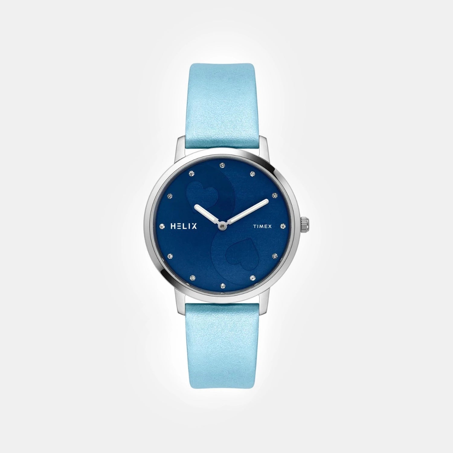 Women Quartz Blue Dial Analog Leather Watch TW056HL05T – Just In Time