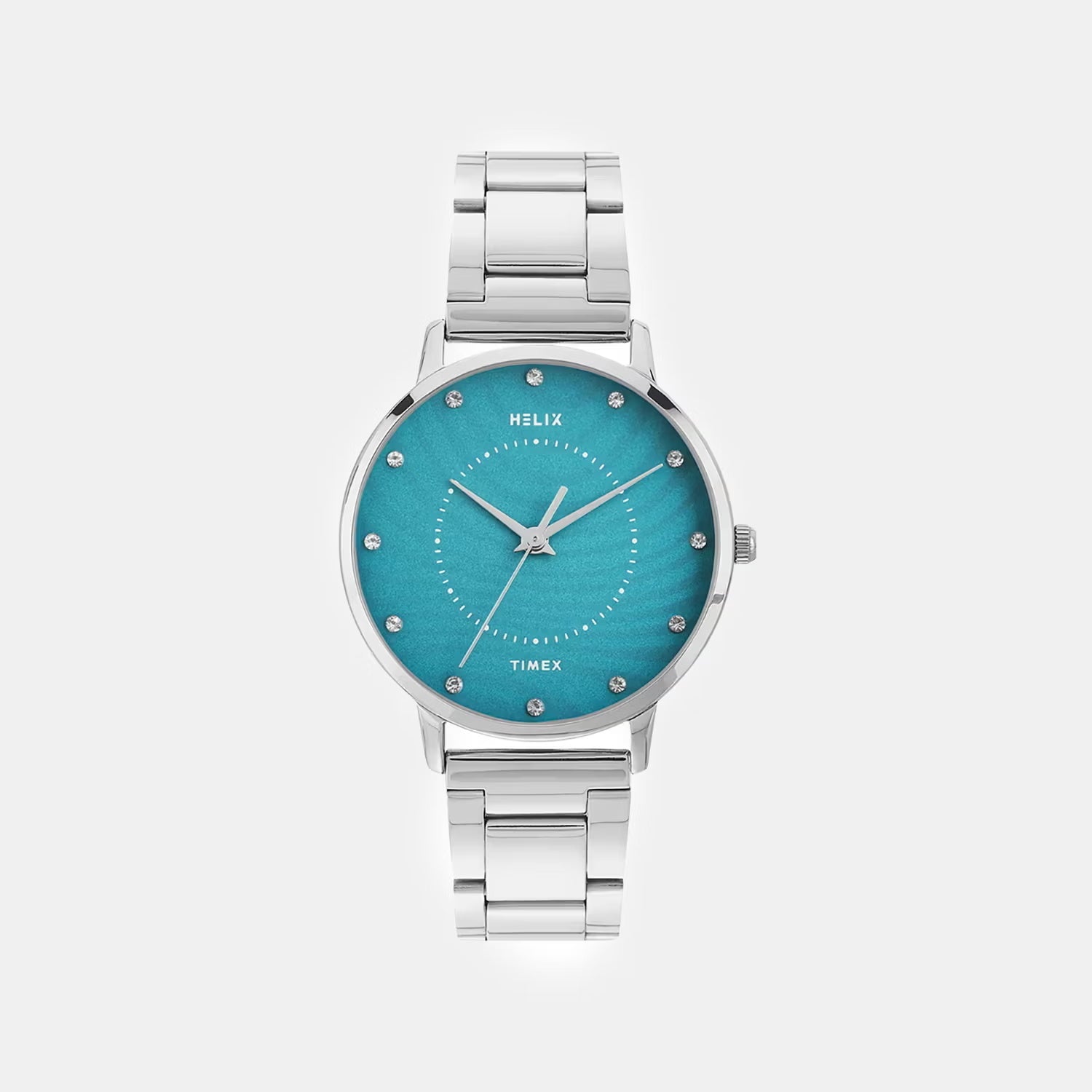 Women Quartz Blue Dial Analog Stainless Steel Watch TW056HL08T