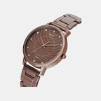 Women Quartz Brown Dial Analog Stainless Steel Watch TW056HL10T