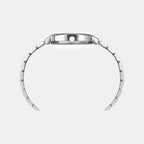 Men Quartz Silver Dial Analog Stainless Steel Watch TW057HG00