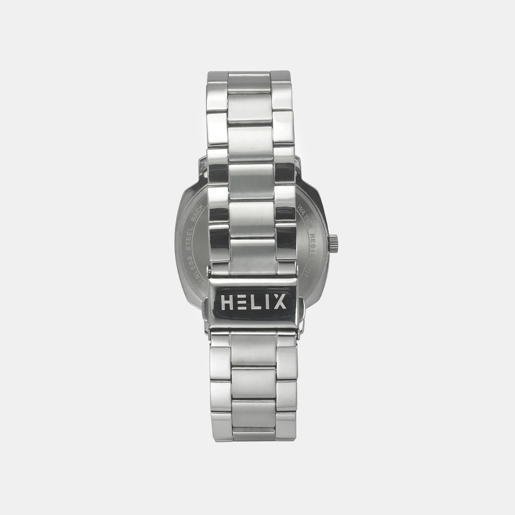 Men Quartz Silver Dial Analog Stainless Steel Watch TW057HG00
