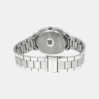 Men Quartz Silver Dial Analog Stainless Steel Watch TW057HG00