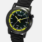 Men Quartz Black Dial Analog Silicone Watch TW058HG03