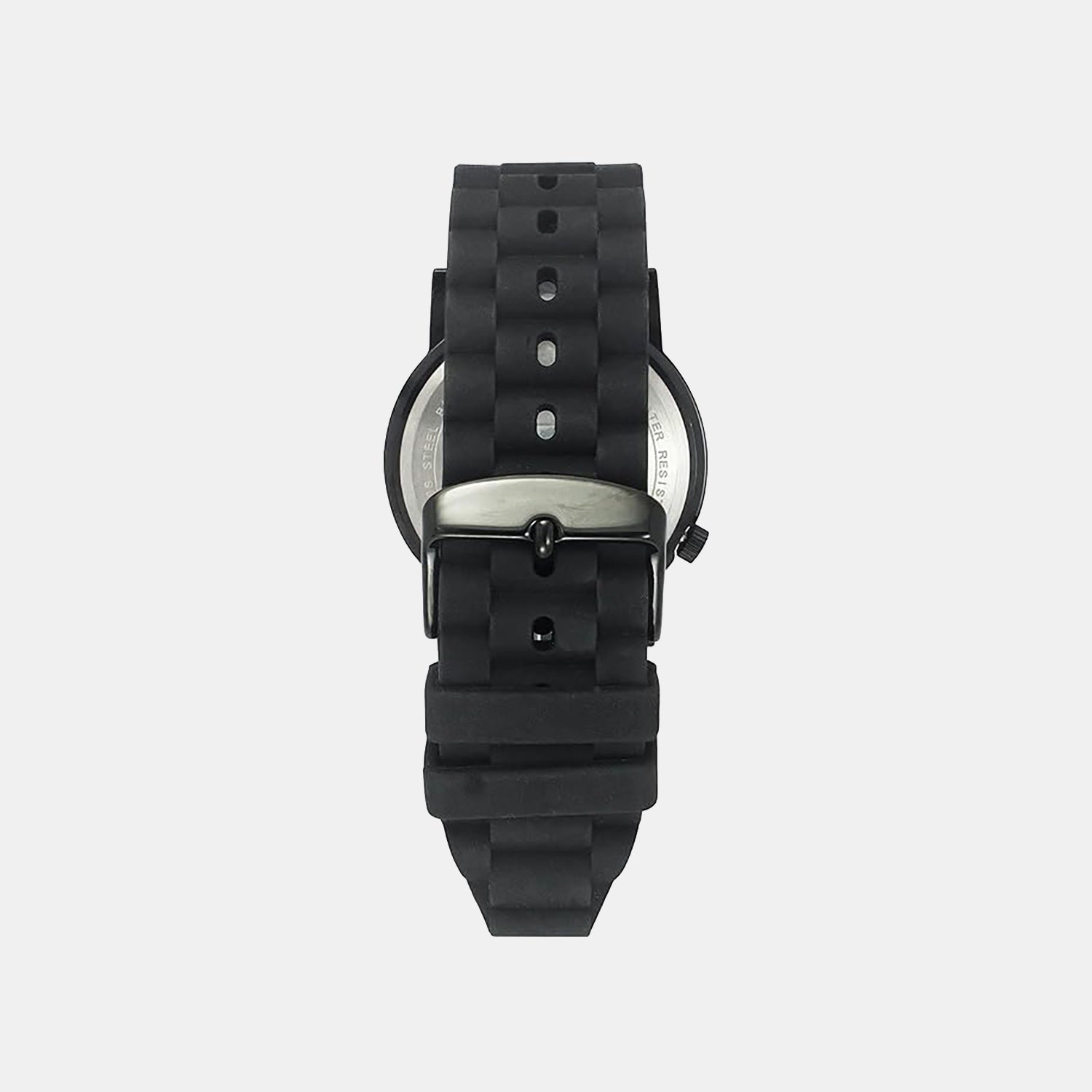 Men Quartz Black Dial Analog Silicone Watch TW058HG03