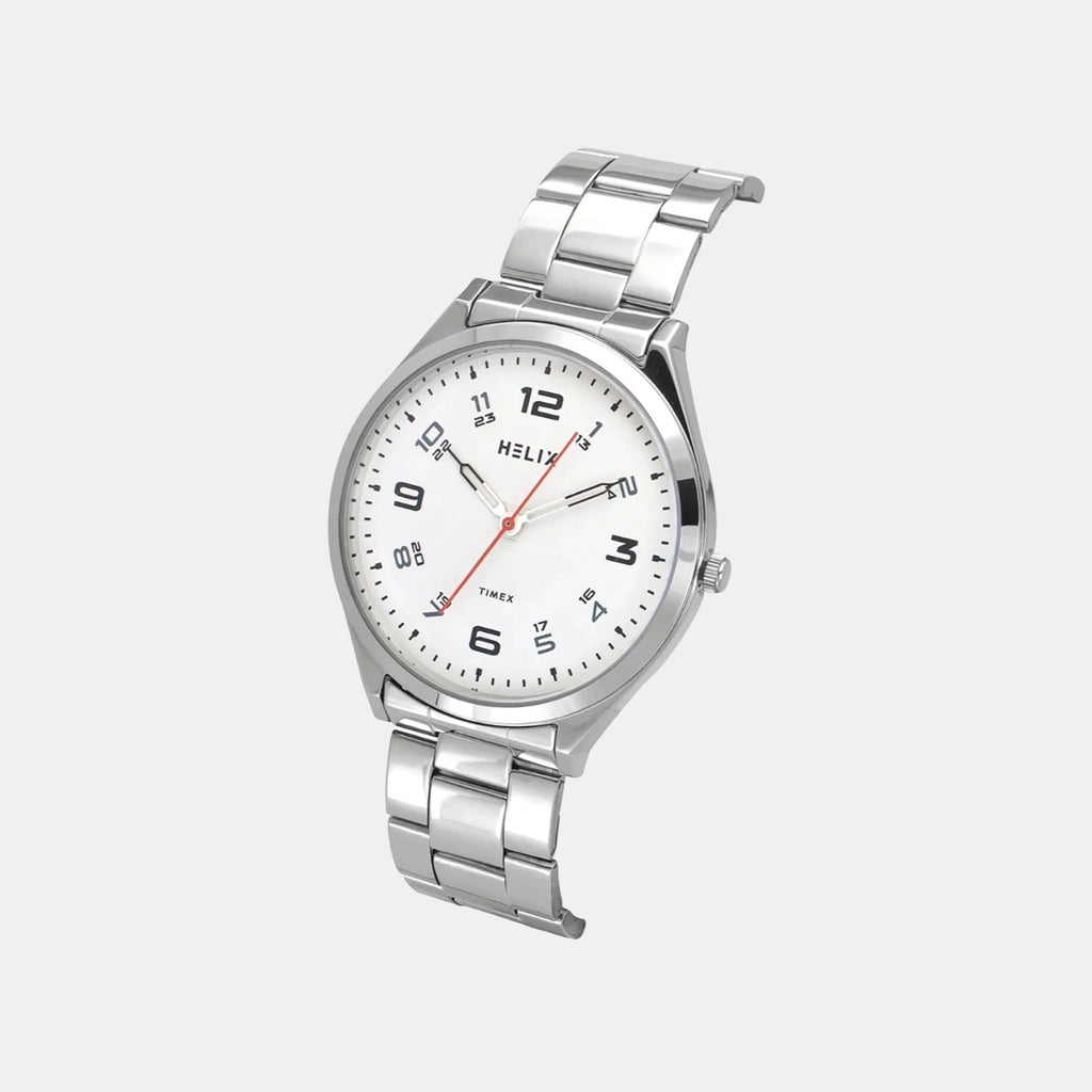 Men Quartz Silver Dial Analog Stainless Steel Watch TW060HG00T