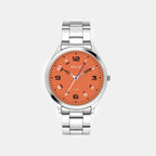 Men Quartz Orange Dial Analog Stainless Steel Watch TW060HG01T
